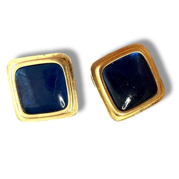 VINTAGE LOT OF 2 pcs KREMENTZ YELLOW GOLD FILLED CUFFLINKS - Picture 6 of 9